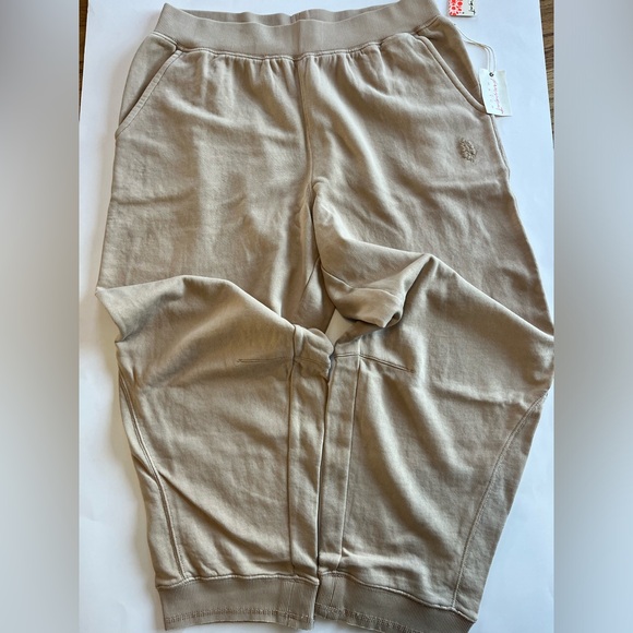 Free People Movement x Hatch Women's Large Intercept Pants Sand Maternity‎ NWT - Picture 5 of 11